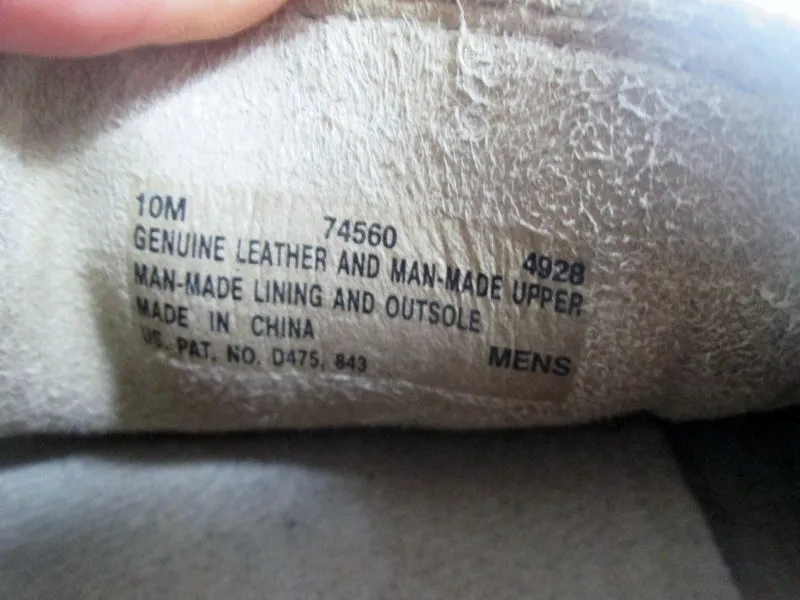 Mens Timberland 74560 Brown Leather Slip On Stitched Toe Loafer  Shoe 10 BEIGE TAUPE