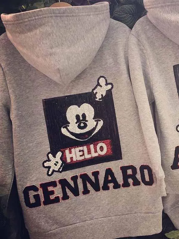 Mickey hooded parent-child jacket