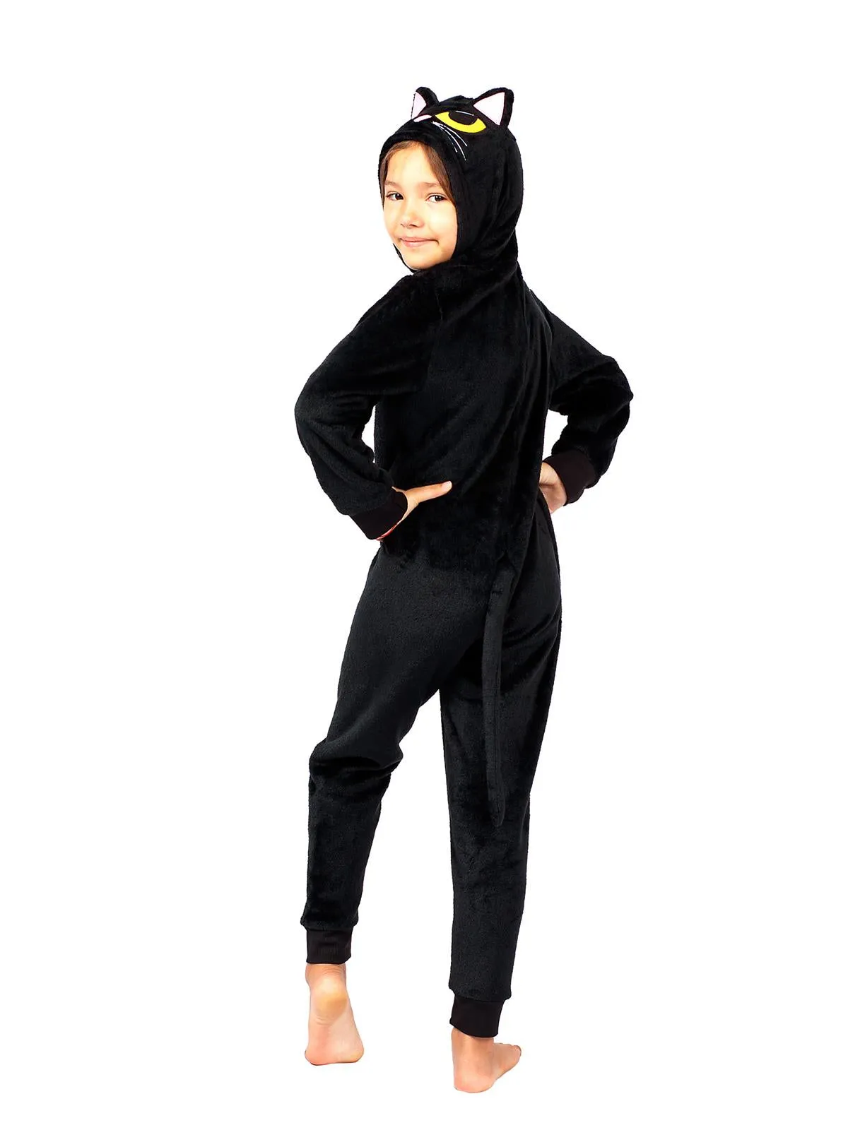 Mommy and Me Black Cat Onesie Pajama