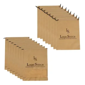 Non Woven Shoe Bag Pack Of  16 Beige Plain & See-Thru