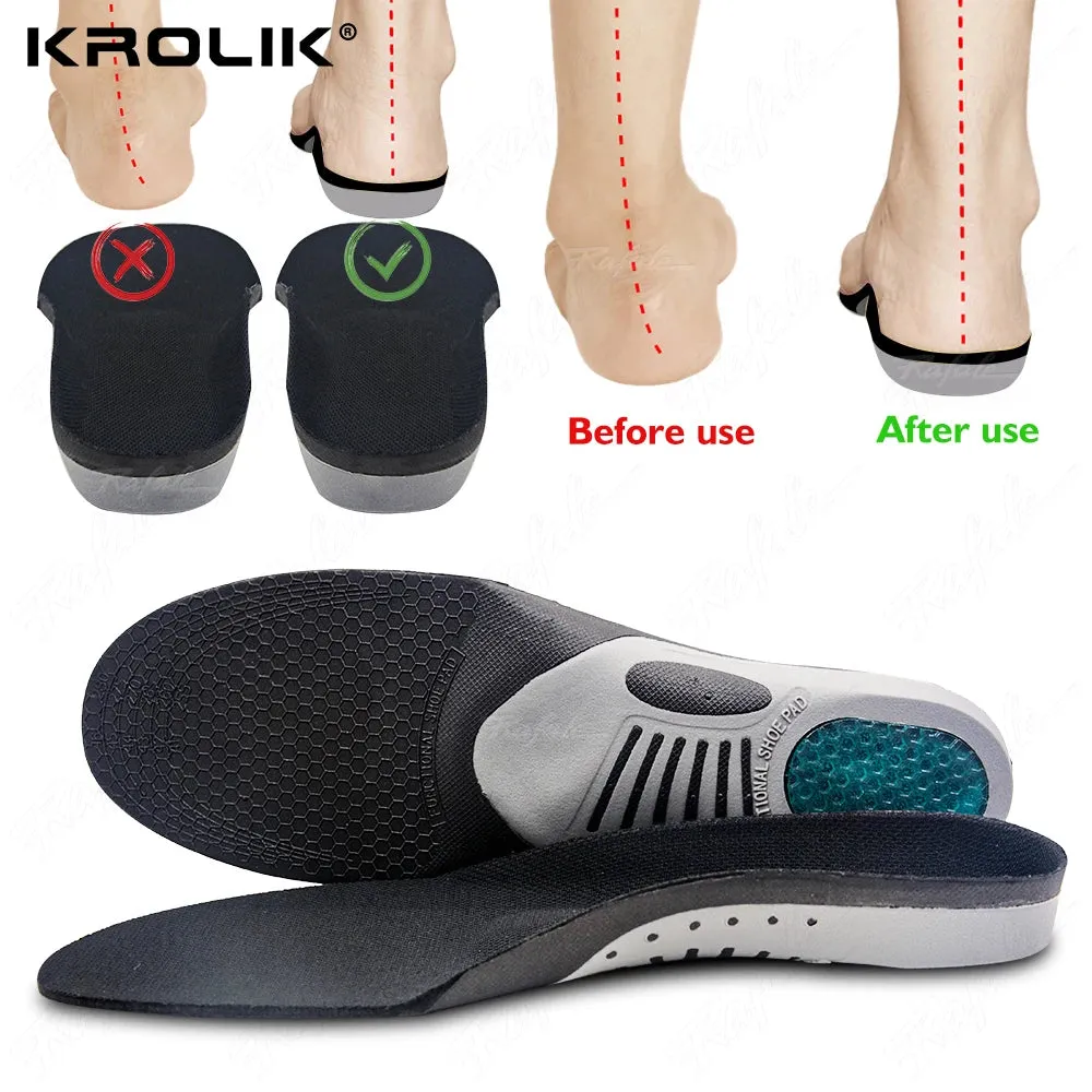 Orthotic Gel Insoles For Flat Foot