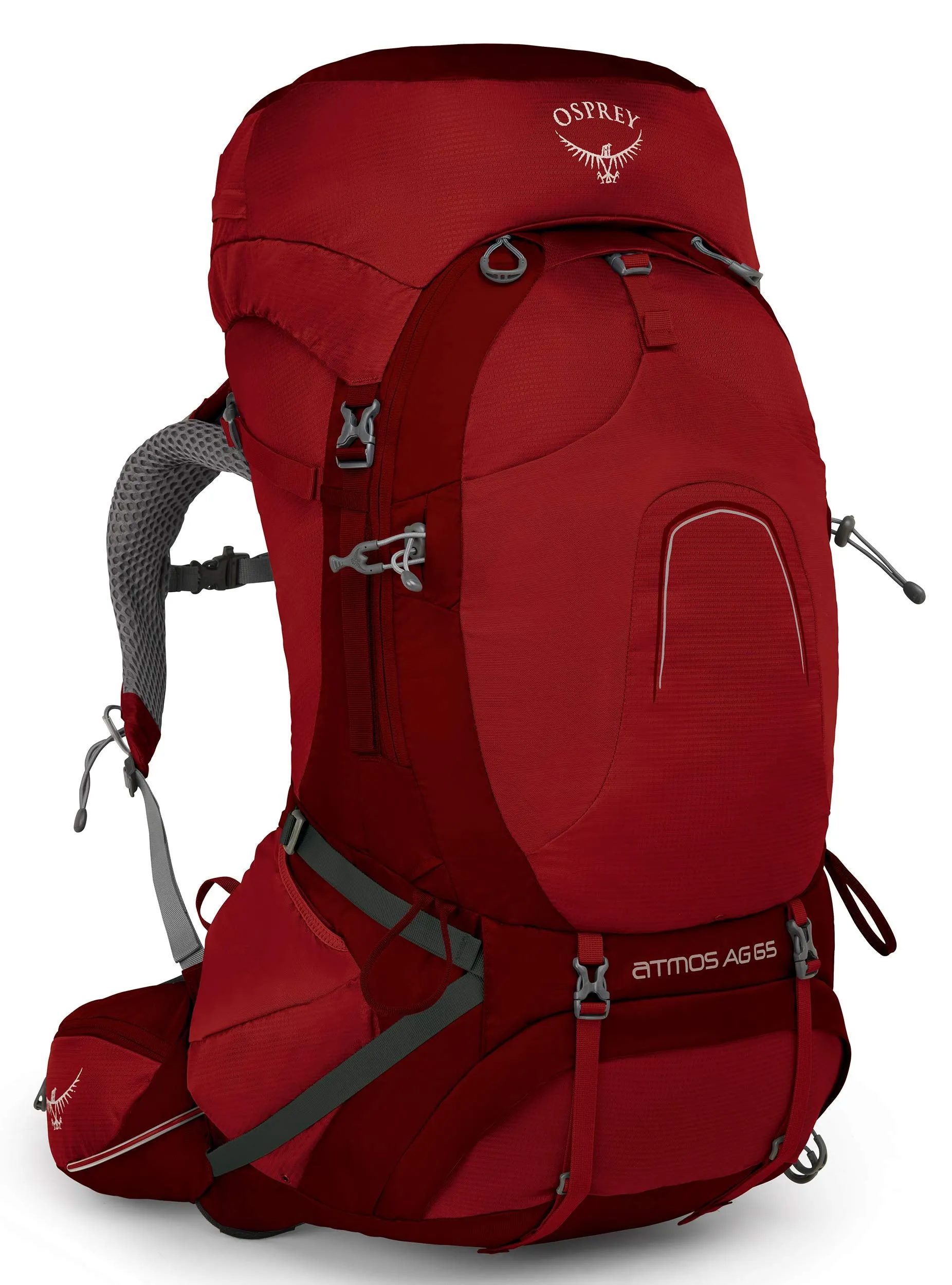 Osprey Packs Osprey Pack Atmos Ag 65 Backpack, Rigby Red, Small