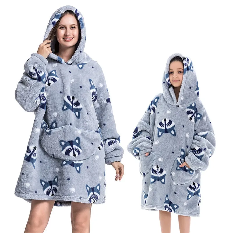 Oversized Family Matching Hoodie