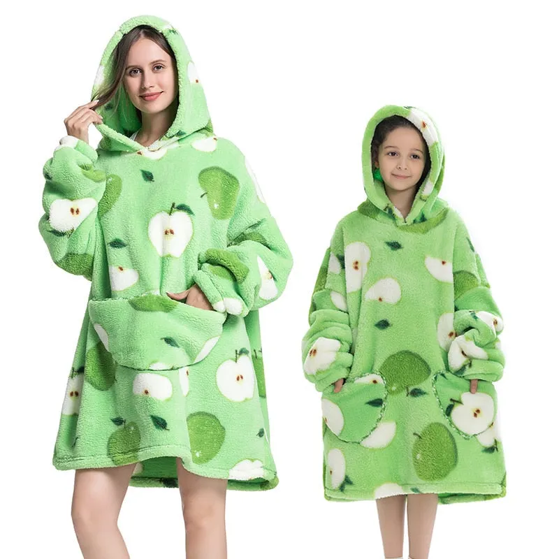 Oversized Family Matching Hoodie