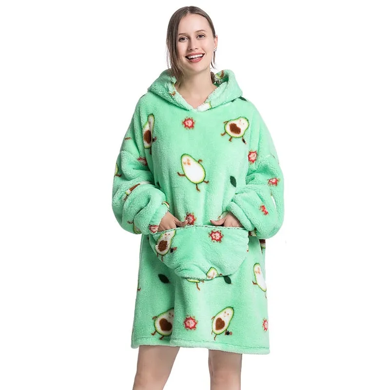Oversized Family Matching Hoodie