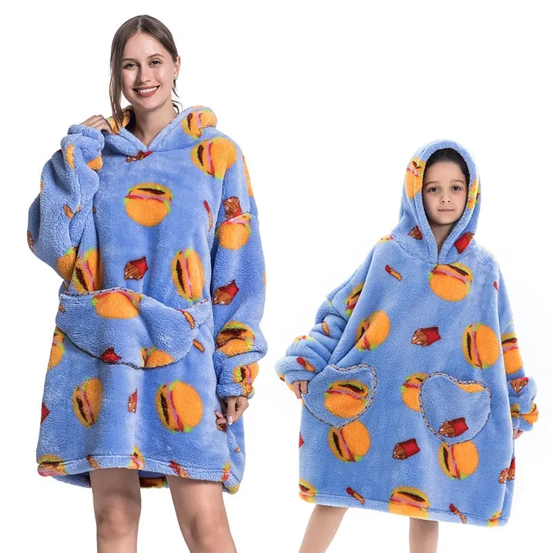 Oversized Family Matching Hoodie