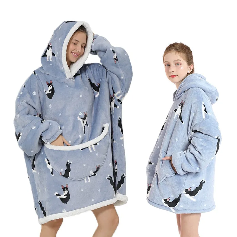 Oversized Family Matching Hoodie