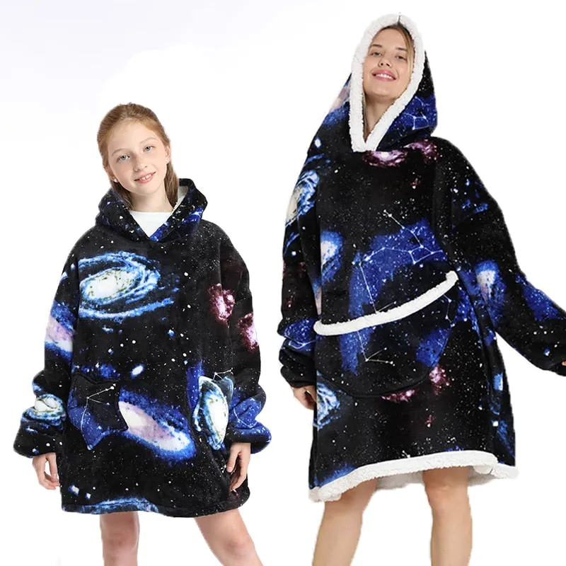 Oversized Family Matching Hoodie