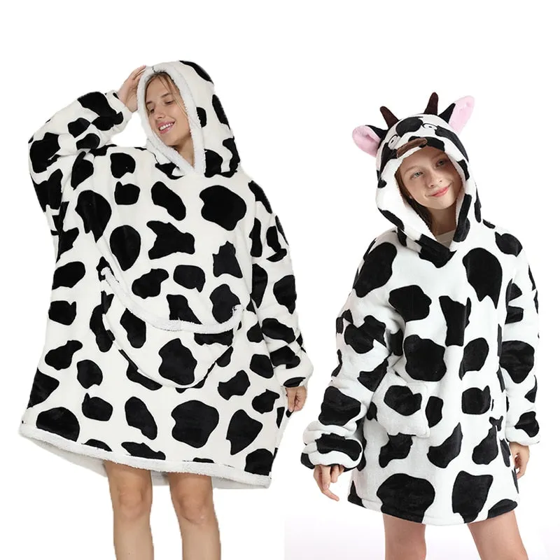 Oversized Family Matching Hoodie