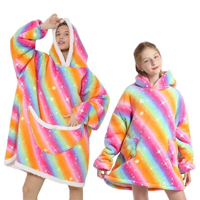 Oversized Family Matching Hoodie