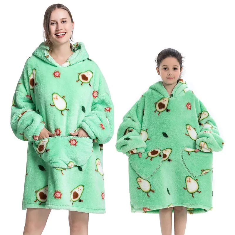 Oversized Family Matching Hoodie