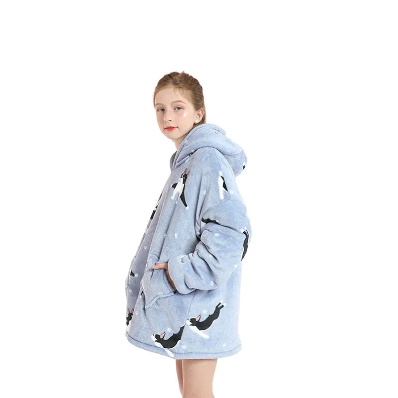 Oversized Family Matching Hoodie