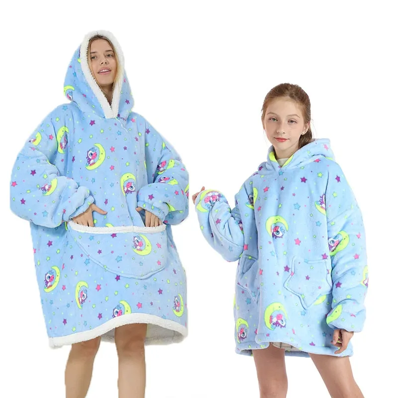 Oversized Family Matching Hoodie