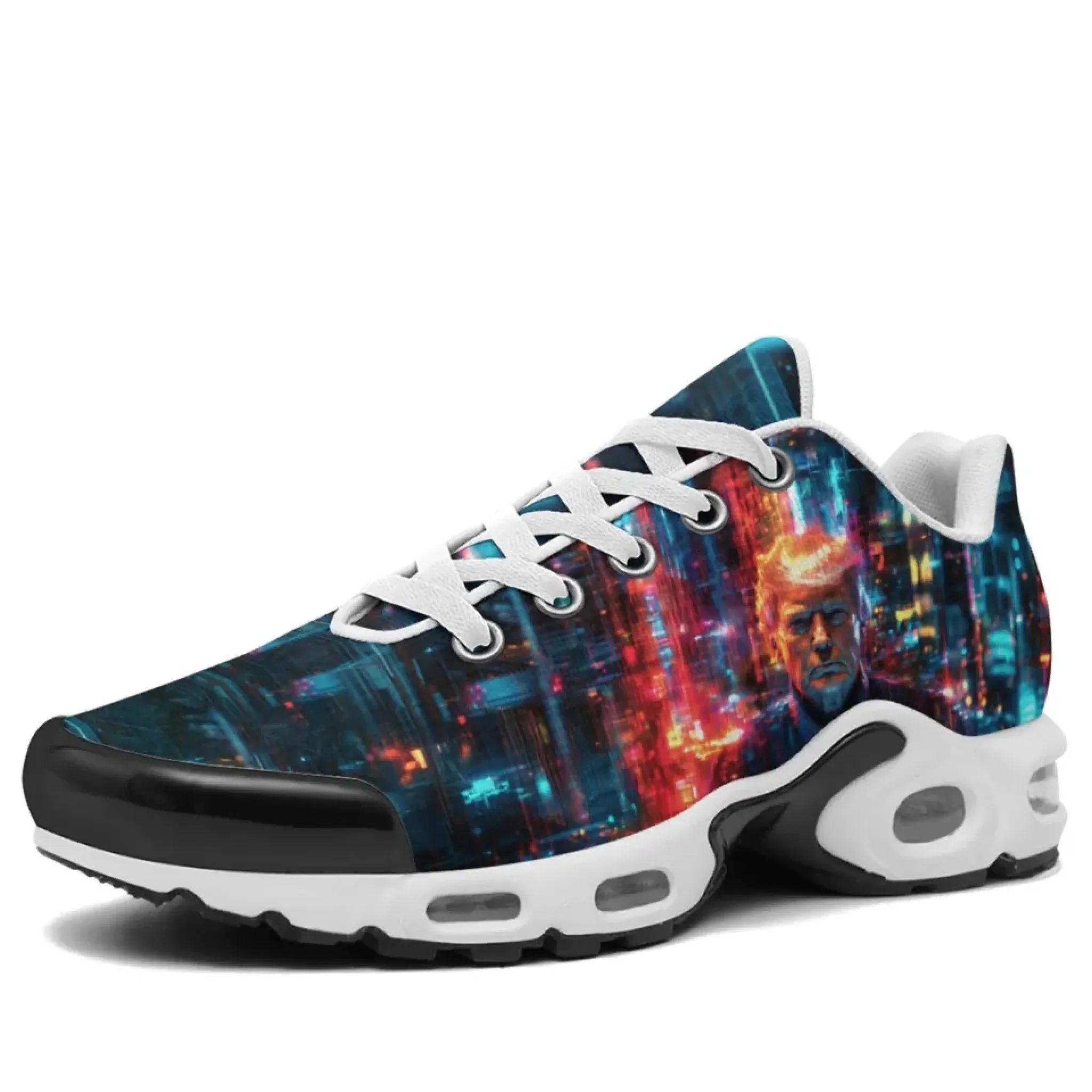 Personalized Trump Sneakers, Custom Mesh TN Breathable Shoes, Pattriotic and Stylish Shoes