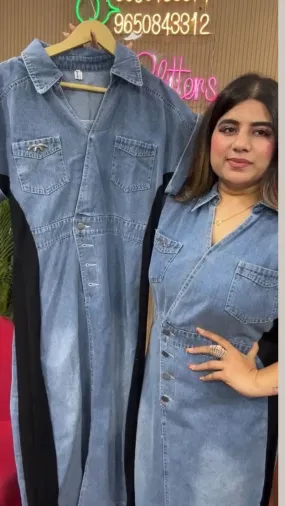 Premium Quality Denim Dress GGR350