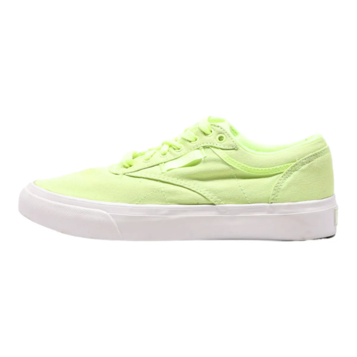 REEBOK Low Top Trainers Green Canvas Womens UK 5
