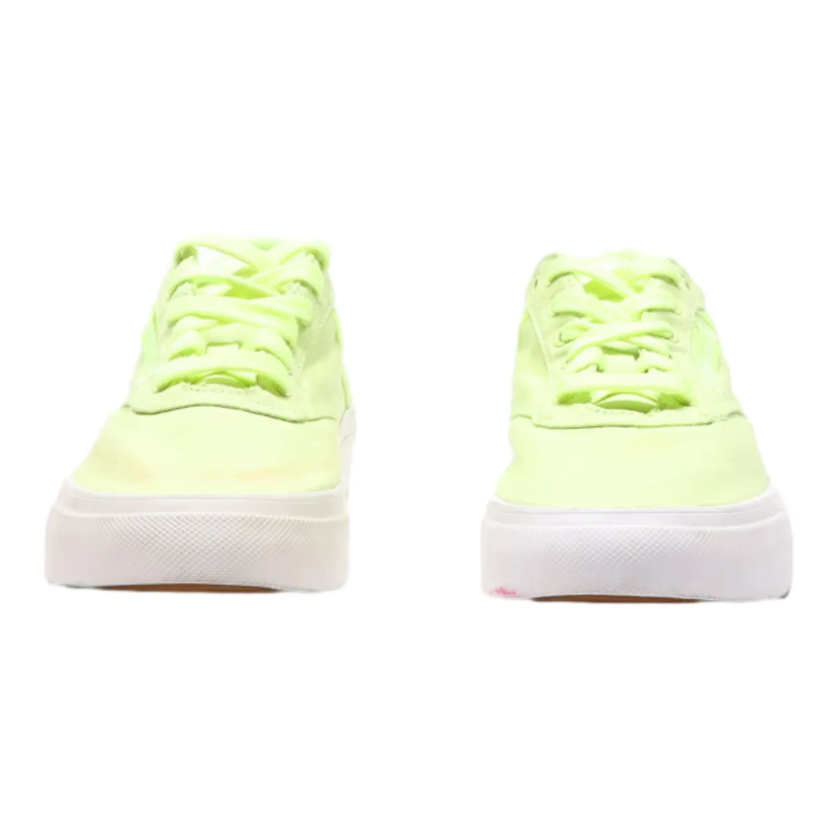 REEBOK Low Top Trainers Green Canvas Womens UK 5