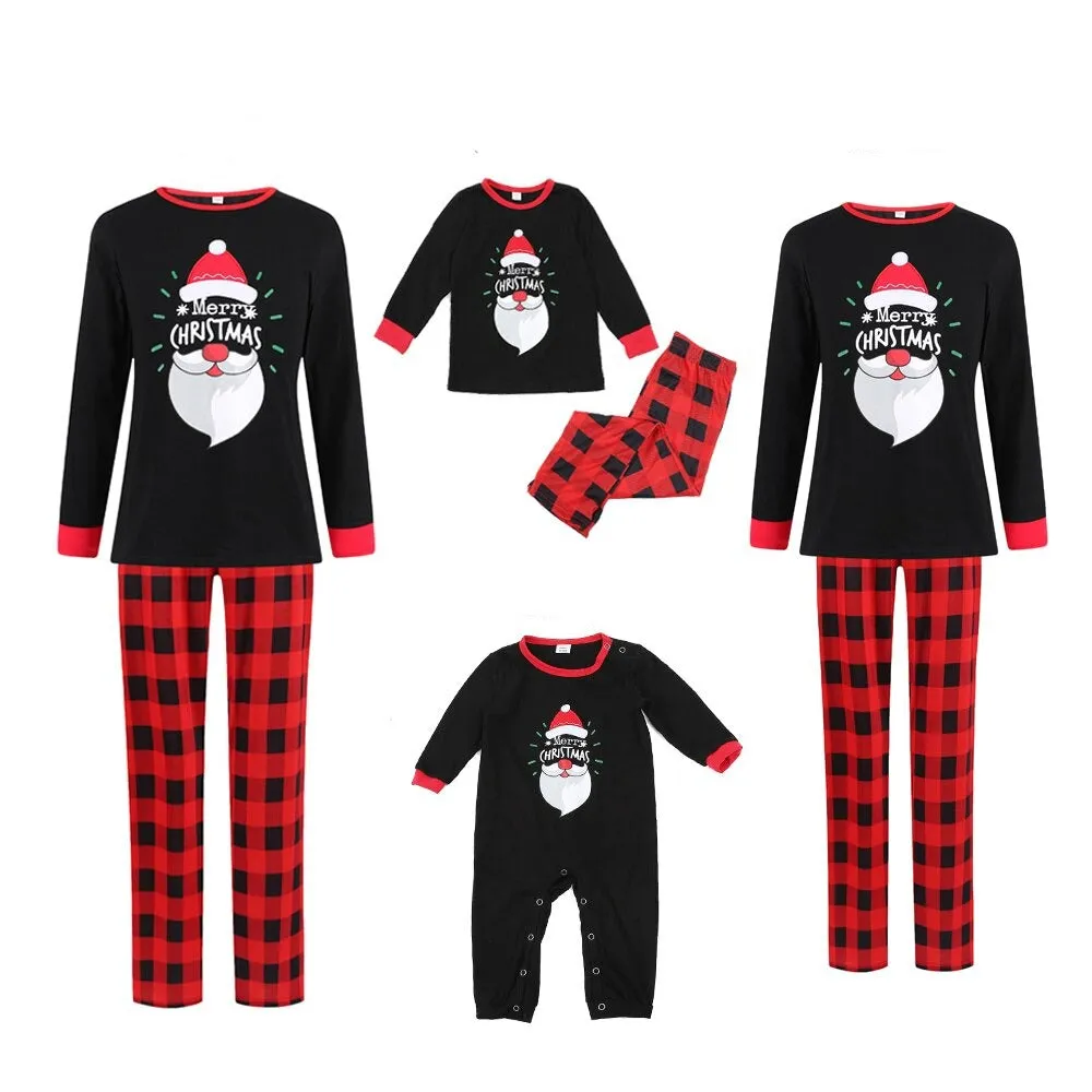 Santa Beard Family Matching Pajama Set