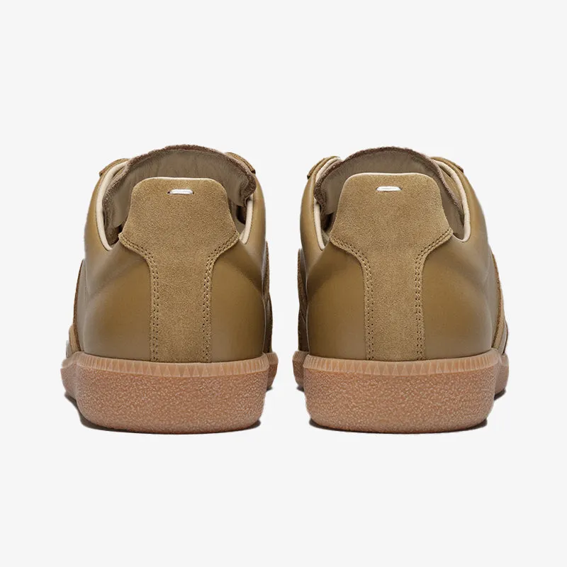 Snug Calf and Suede Sneakers