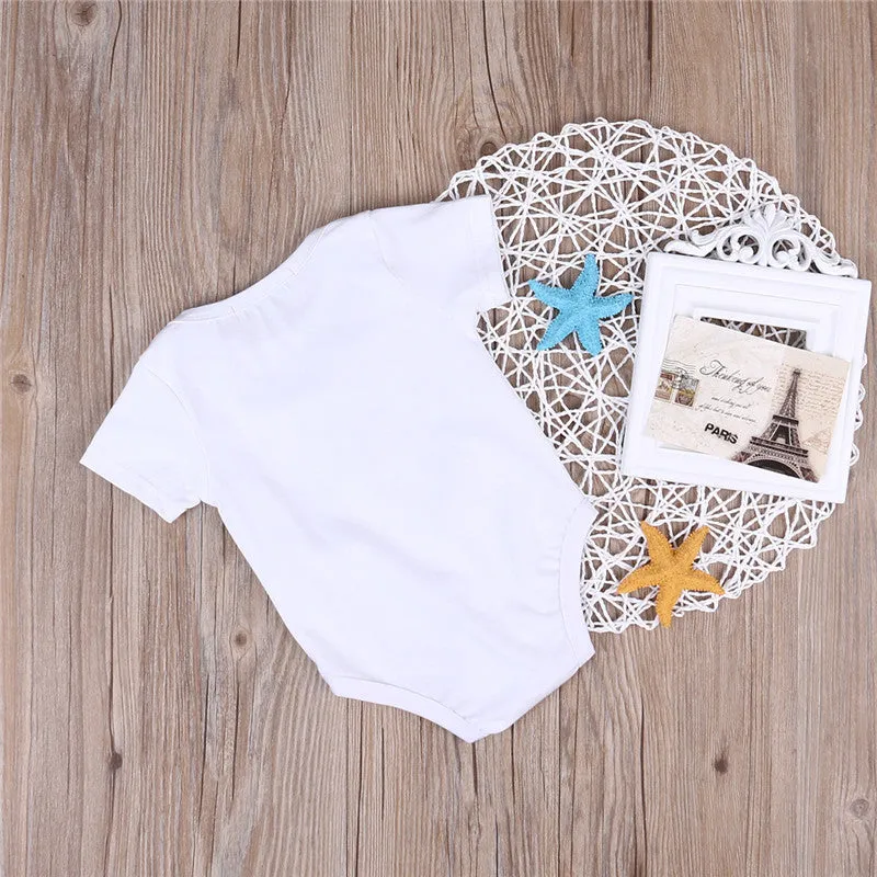 Summer Family Matching Big Sister Little Brother Toddler Kids  Romper  T-shirt