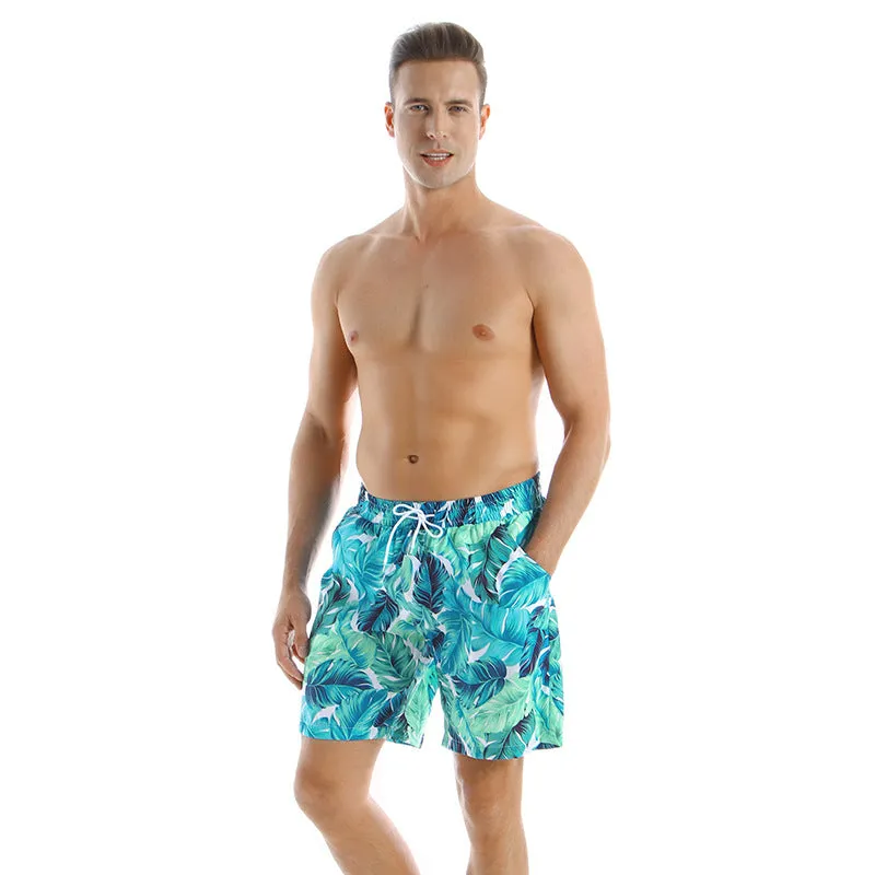 Wholesale Men's Beach Shorts Polyester Parent-child Swimwear