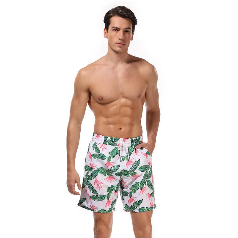 Wholesale Men's Beach Shorts Polyester Parent-child Swimwear