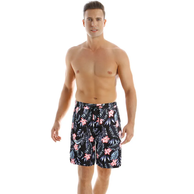 Wholesale Men's Beach Shorts Polyester Parent-child Swimwear