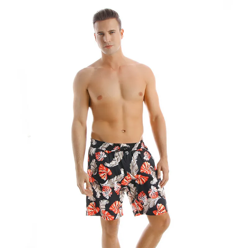 Wholesale Men's Beach Shorts Polyester Parent-child Swimwear